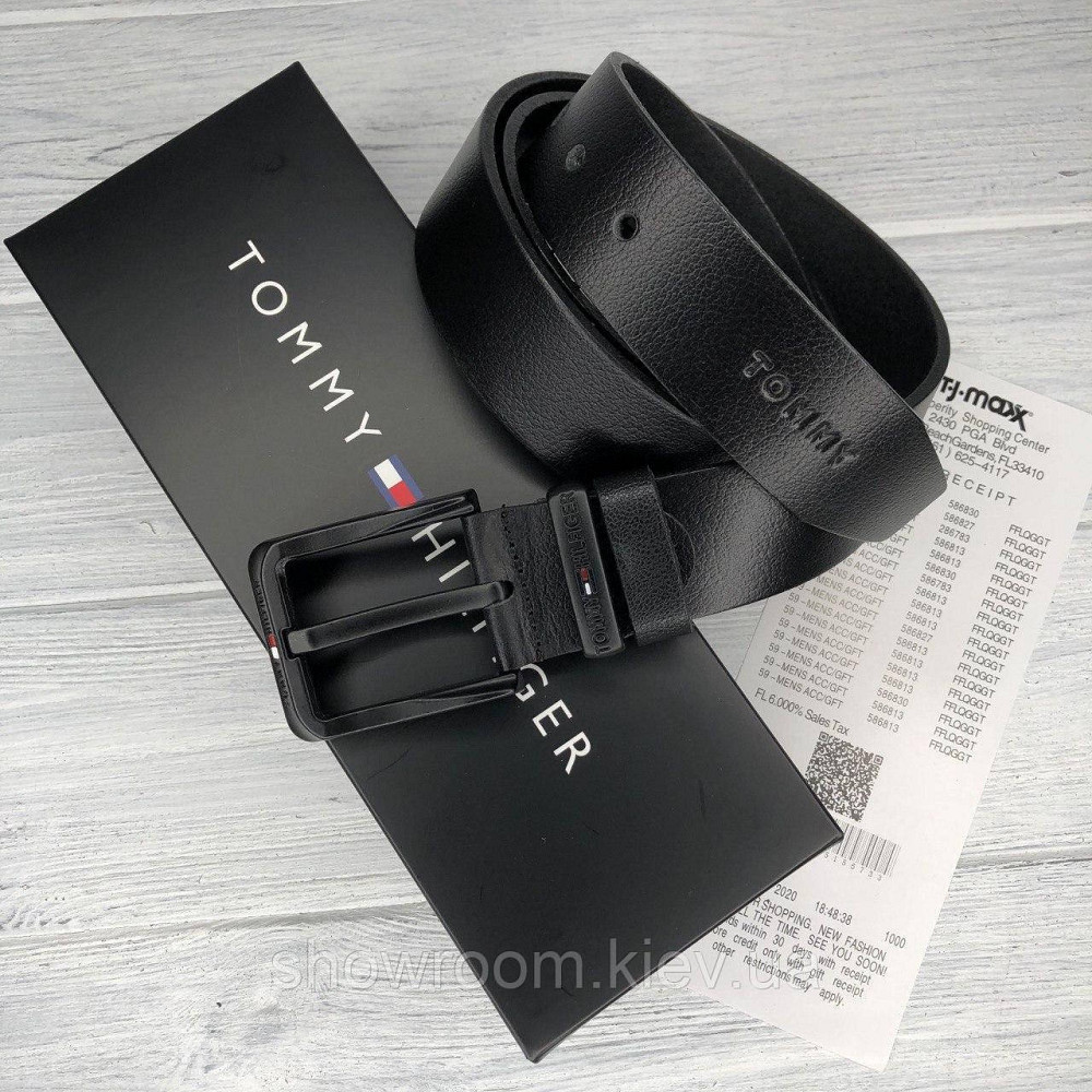 Мужской кожаный брендовый ремень (045) Киев - изображение 1