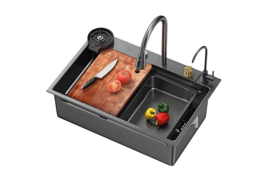 Мойка для кухни + смеситель Platinum Handmade 