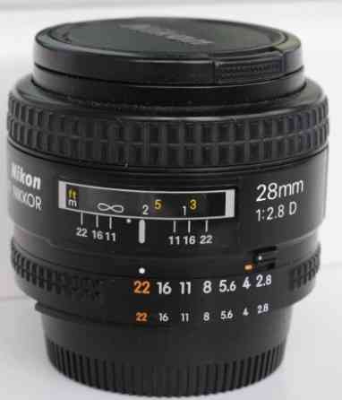 Nikon af Nikkor 28mm 2.8D. Харків