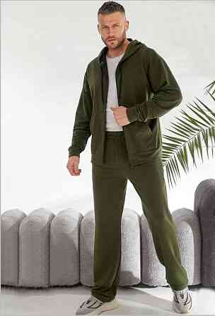 Весняний костюм чоловічий на блискавці Хакі 54/56 Харків