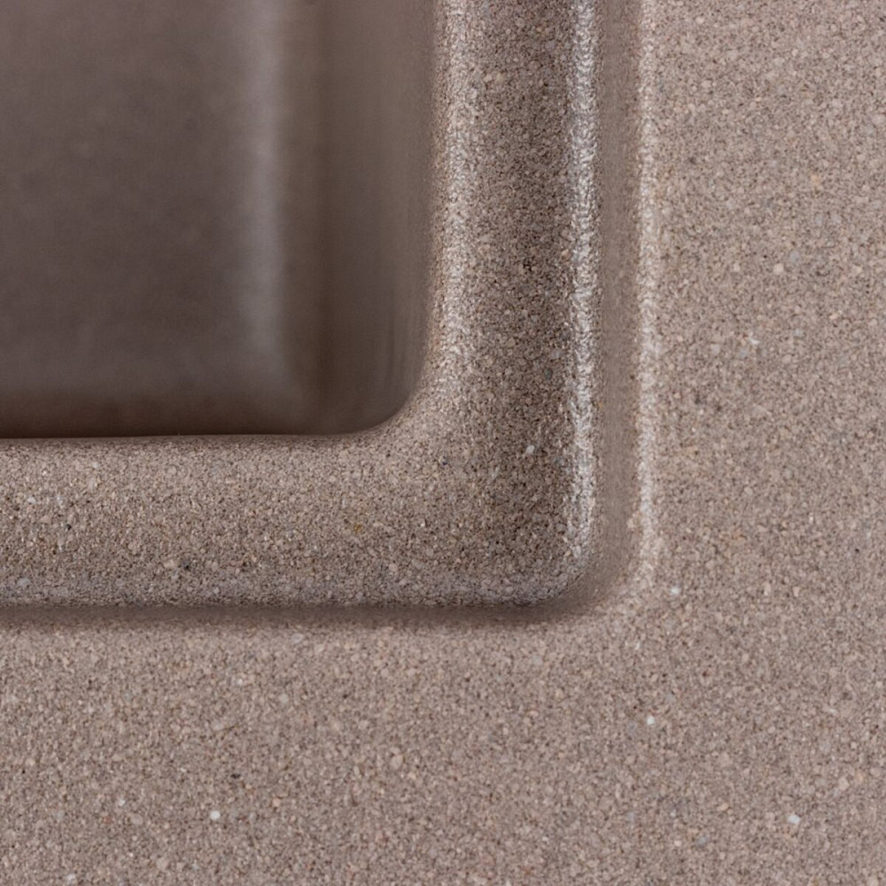 VALESO Гранітна мийка VALESO SHERLIT 6050 матова дюна Київ - фото 7