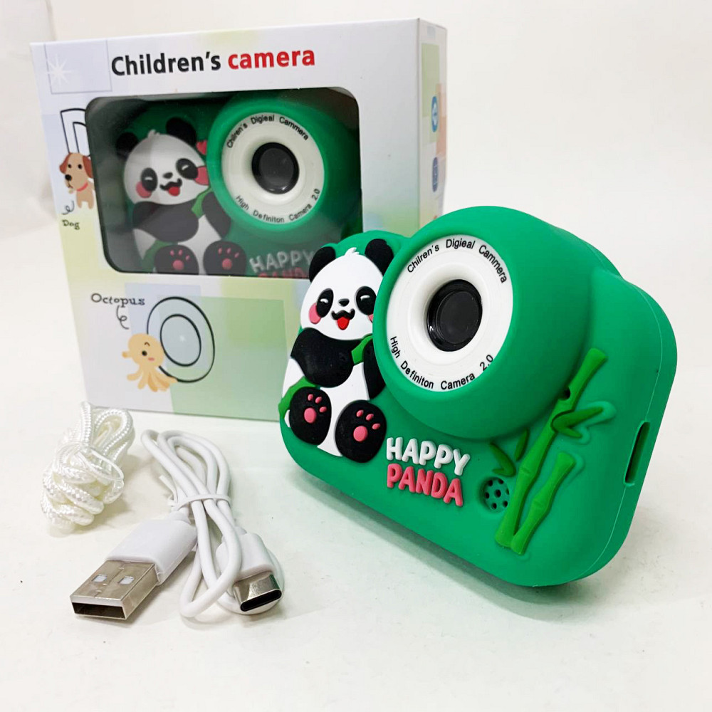 Дитячий фотоапарат Панда Green CS-78 Львів - фото 4