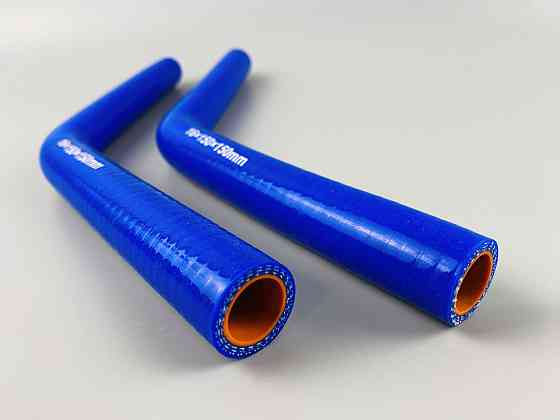 Патрубок силіконовий (150 мм х 150 мм) (135` — кут) (d=16 товщ = 4 мм) Мукачево