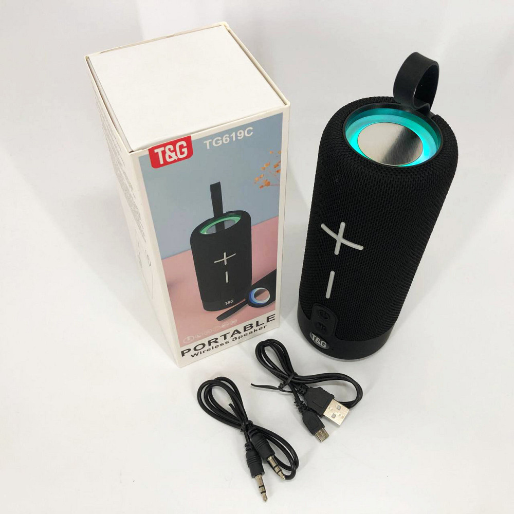 Беспроводная портативная колонка с ремешком TG619C, Блютуз колонка для улицы Активная блютуз TN-52 Львов - изображение 2