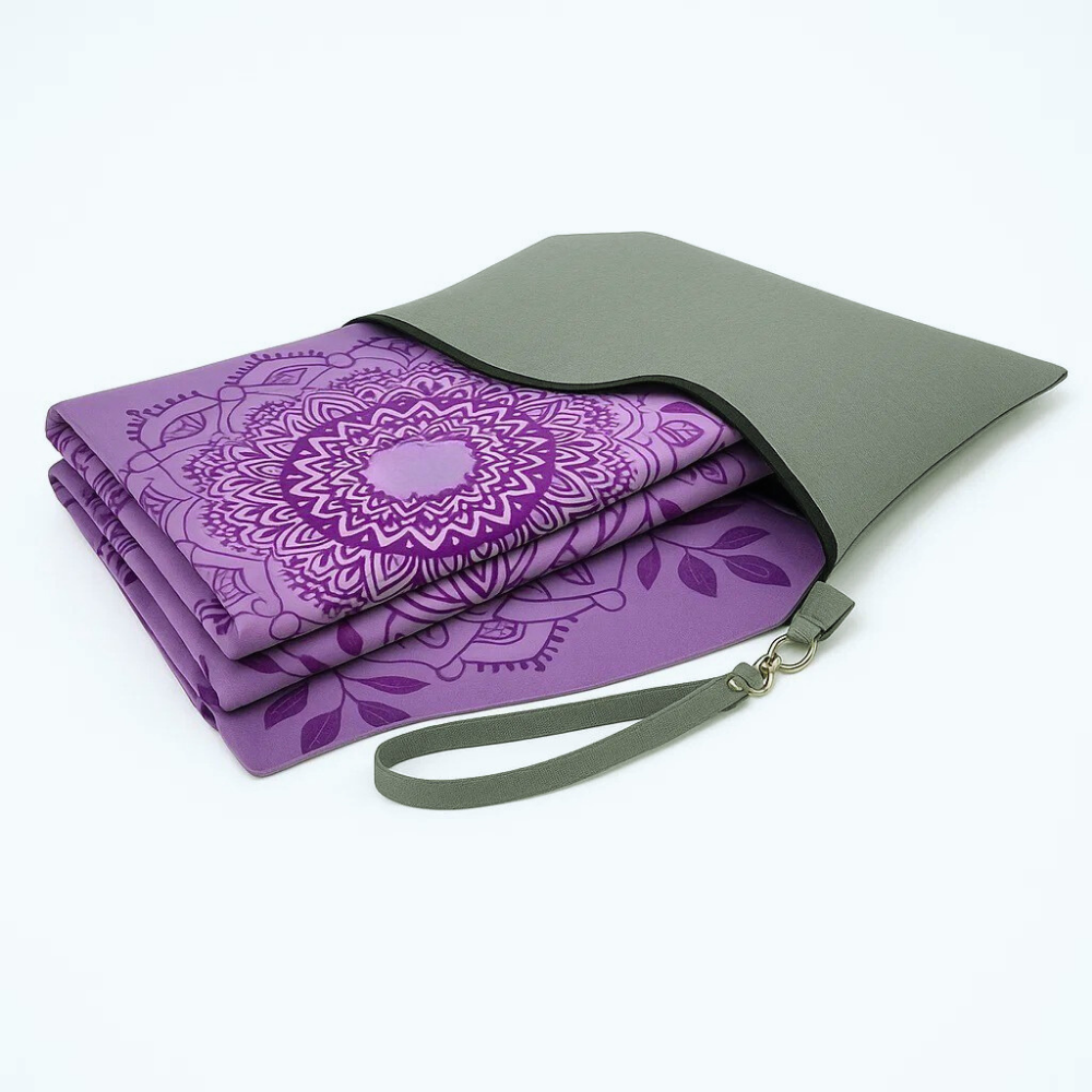 Килимок для йоги та фітнесу, складаний м'який килимок з сумкою перенесенням, спортивний каремат, яскравий 3D-принт Кам'янець-Подільський - фото 4