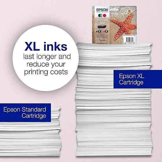 Картридж Epson T03A440 жёлтый Ink Starfish XL 400 страниц оригинальные чернила Epson цветной для WF/XP Киев