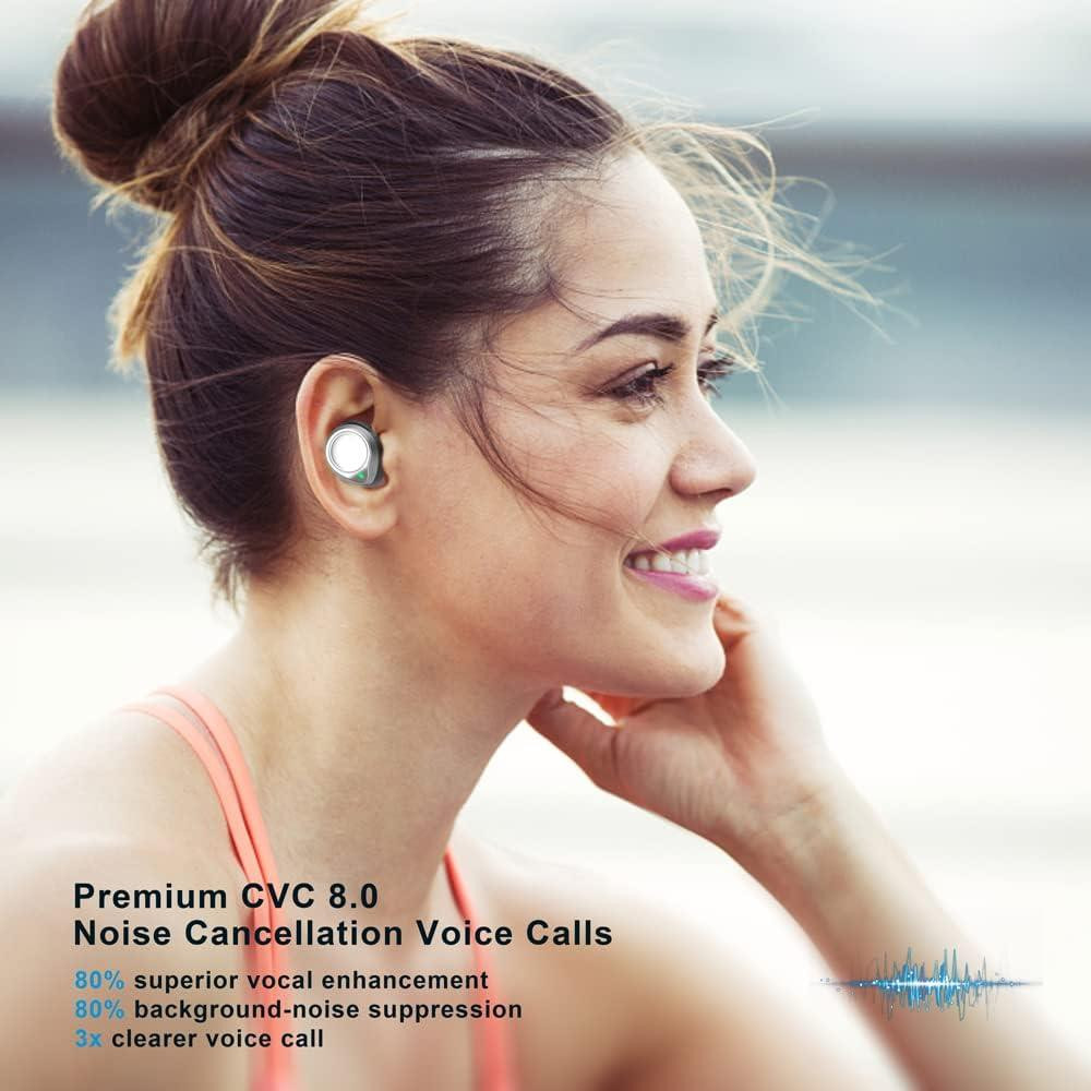 Бездротові навушники IDE11 Bluetooth 5.1 TWS: Спортивні, Водонепроникні IPX7, HI-FI звук, 48 годин роботи, USB-C, Чорні Київ - фото 5
