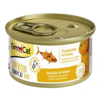 Консерви для котів GimCat Shiny Cat тунець та гарбуз 70 г (4002064414737) Вінниця - фото 1