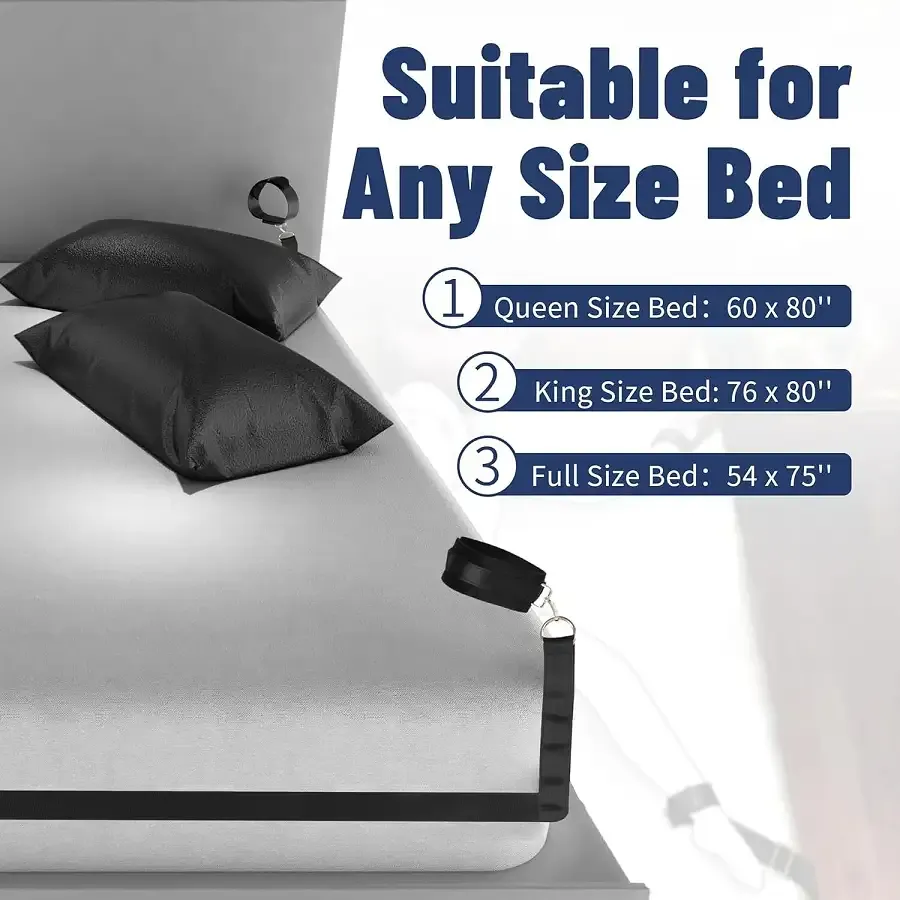 БДСМ-набор LOCKINK YEAHWOW Bed Restraint set Львов - изображение 3