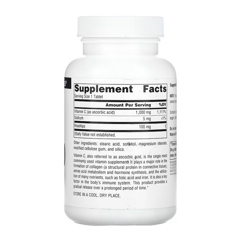 Вітамін С Source Naturals C-1000 1000 mg 100 таб Київ - фото 2