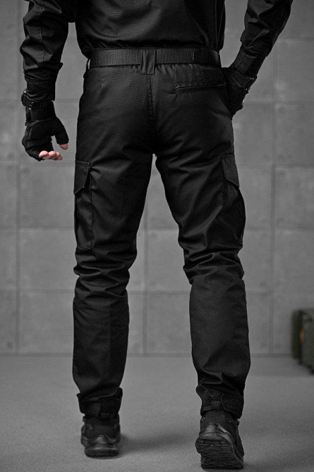 Тактические штаны рипстоп pyramid полиция черный ВТ5058 Одесса - изображение 4
