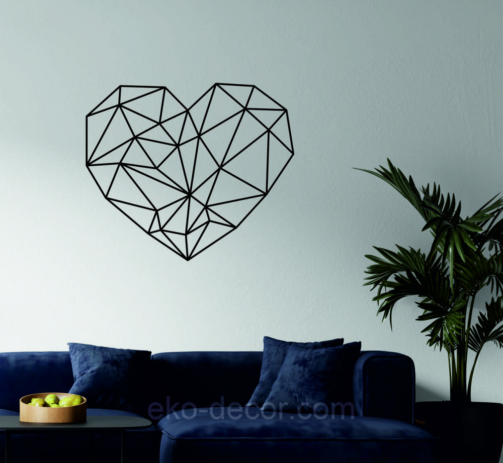 Декоративное настенное Панно «Сердце» Декор на стену Киев - изображение 3