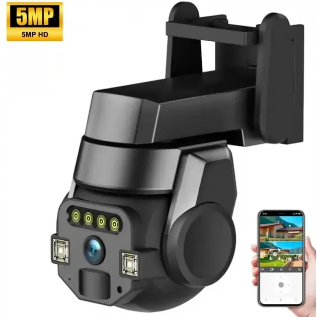 Камера наружная уличная поворотная WIFI CyberGuard OUTDOOR Q-812 FULL-HD 5Mp IP66 датчик движения Коломыя - изображение 6
