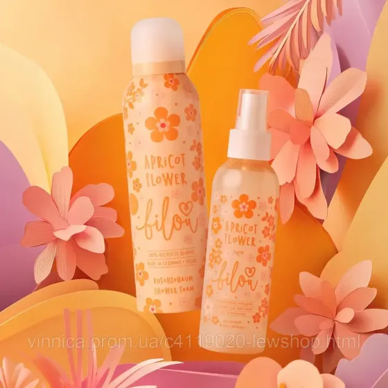 Пінка для душу Bilou Apricot Flower 200 мл Чернівці