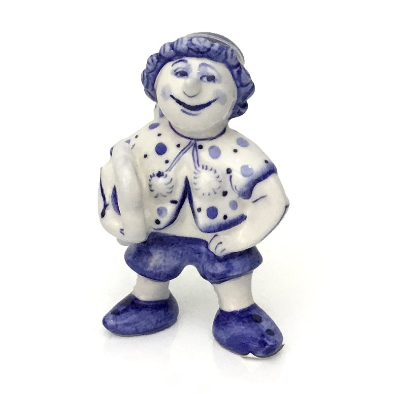 Статуэтка керамика Гжель Буратино Киев - изображение 1