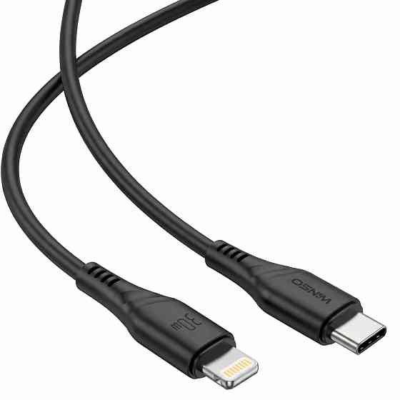 Кабель Winso Pro Type-C to Lightning 30W PVC 1м чорний Львів