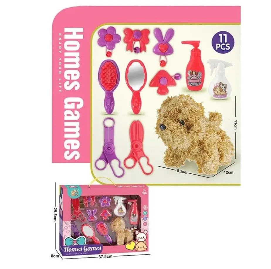 Набір грумера 11 елементів із собачкою 15см (832-197) Чернігів - фото 1