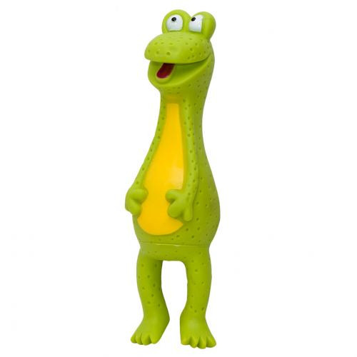 Іграшка Eastland для собак Жаба з пискавкою вінілова зелена 28,5 см Київ - фото 1