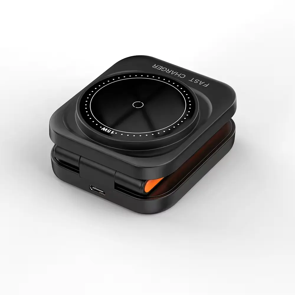 Бездротовий зарядний пристрій 3в1 UB03 (MagSafe) - Білий Київ - фото 4