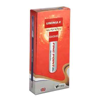 Ручка кулькова Unimax Fine Point Dlx., червона (UX-111-06) Вінниця