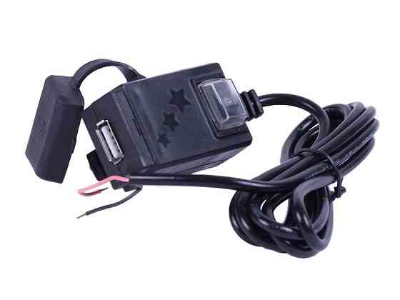 Зарядное устройство USB для моб телефонов (крепление на руль) AMG Київ