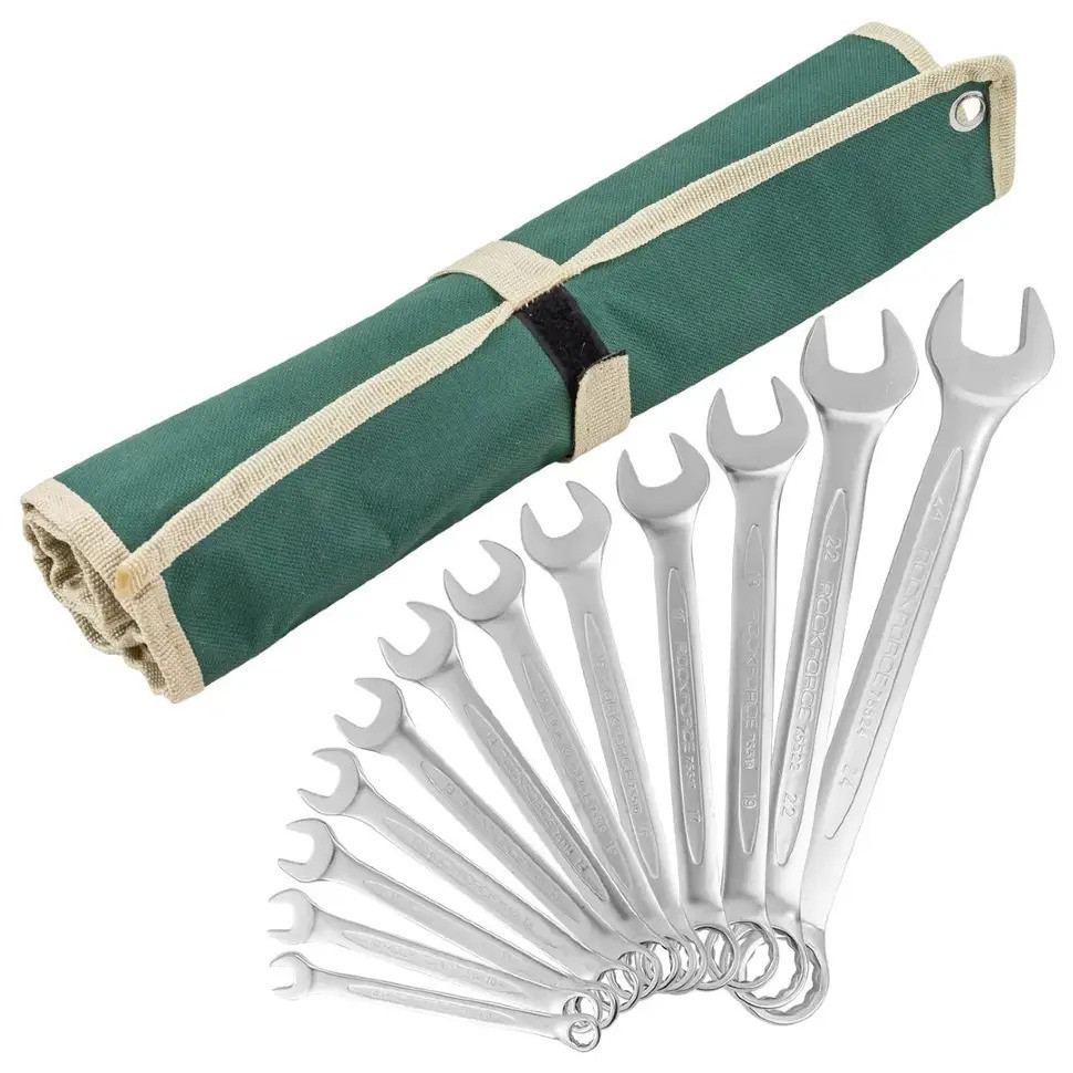 Набір комбінованих ключів 12 предметів, на полотні RockForce RF-5121 Одеса - фото 3