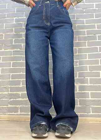 Джинсы женские Its Basic 4107 baggy jeans палаццо широкие от бедра, темно-синий, 36, 36, 74 см, 107  Одесса