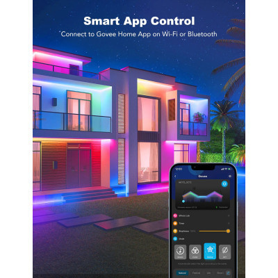 Светодиодная лента Govee Phantasy Outdoor LED RGBIC Strip Lights 10м Білий (H61723D1) Винница - изображение 6
