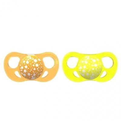 Пустышка Twistshake 6+, оранжевый и желтый, 2 шт. (78090) Винница - изображение 1
