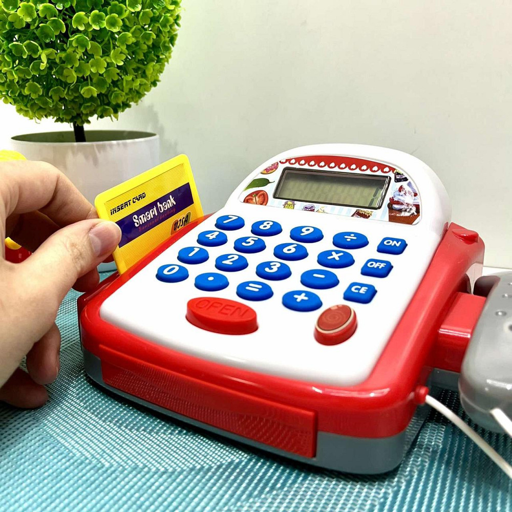 Касовий апарат іграшковий зі сканером та терміналом та продуктами Вид2 ​​(6113A-15A) Чернігів - фото 7