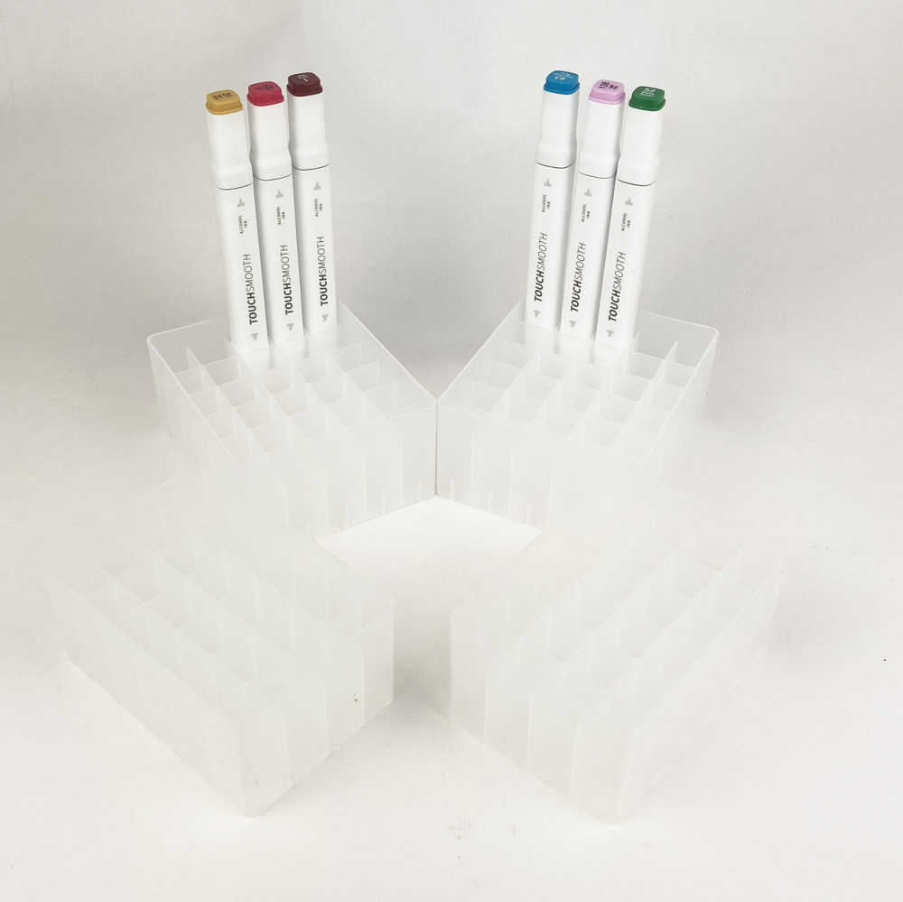 Підставка для маркерів органайзер для канцелярського приладдя на 100 відділень Прозора Кам'янець-Подільський - фото 1