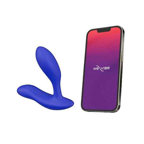 Смарт-вібромасажер простати We-Vibe Vector+ ROYAL BLUE, пульт ДК, регульований кут нахилу Sex Aura Київ