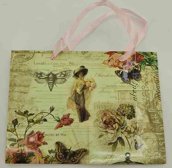 Пакет бумажный малый горизонтальный 11/18/5(арт М017) (12 шт) Харьков