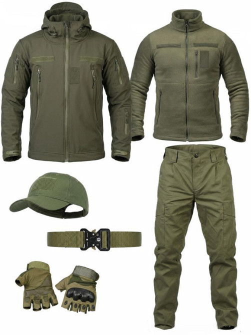 Тактичний костюм 5в1 STABITEX олива ТР6728 XL Одеса - фото 1