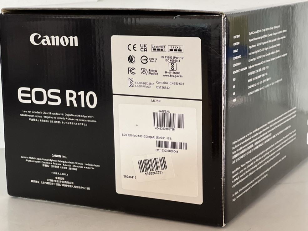 Бездзеркальный Фотоаппарат: Canon EOS R10 body (5331C046) Харьков - изображение 2