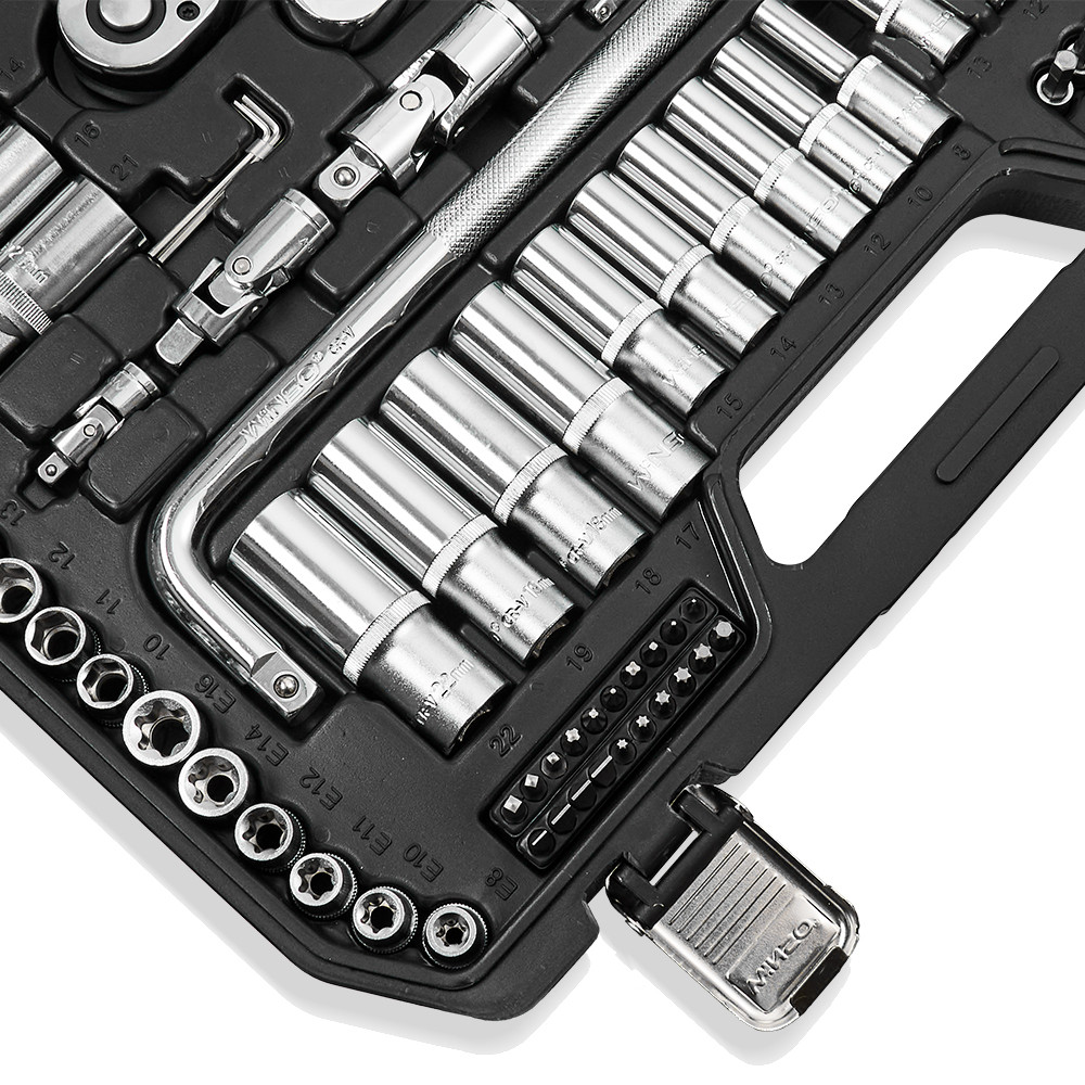 Професійний набір інструментів в кейсі Winso Pro 1/2", 1/4", 3/8" 72T, CR-V, 147од. Львів - фото 7