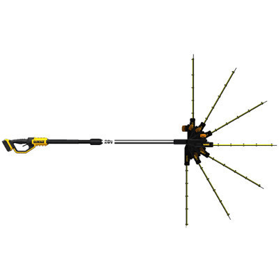 Кусторез DeWALT со штангой, 18V, 55 см (без АКБ и ЗУ) (DCMPH566N) Винница - изображение 3