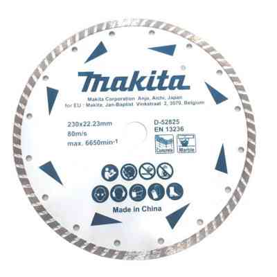 Круг відрізний Makita алмазний по бетону та мармуру турбо 230x22.23 мм (D-52825) Вінниця