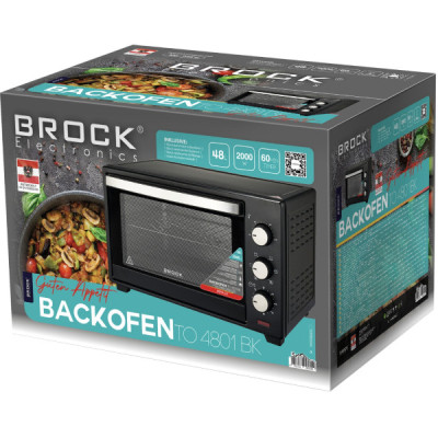 Електропіч Brock TO 4801 BK Вінниця - фото 2