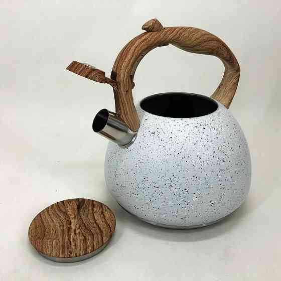 Міцний чайник зі свистком для кухні Unique UN-5306 2.7л, Чайник газовий нержавіюча сталь LF-51 Київ