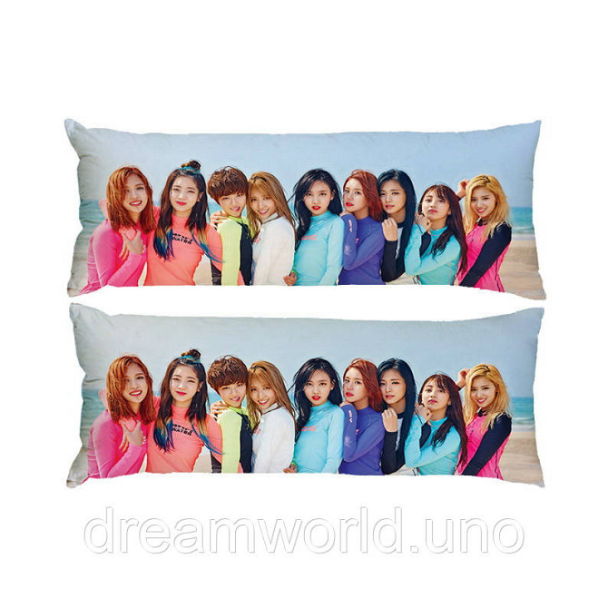 Подушка дакімакура Twice K-pop All декоративна подушка для обіймання 50х150 Харків - фото 1