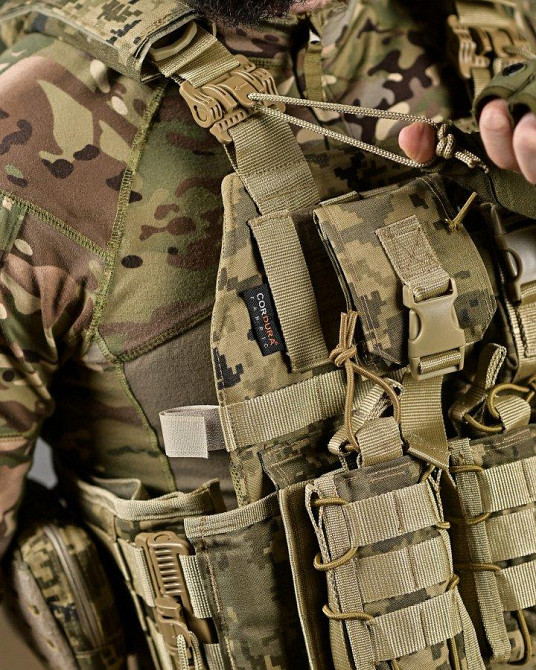 Якісна плитоноска Attack STATIX піксель ДЛ6478 Одеса - фото 8