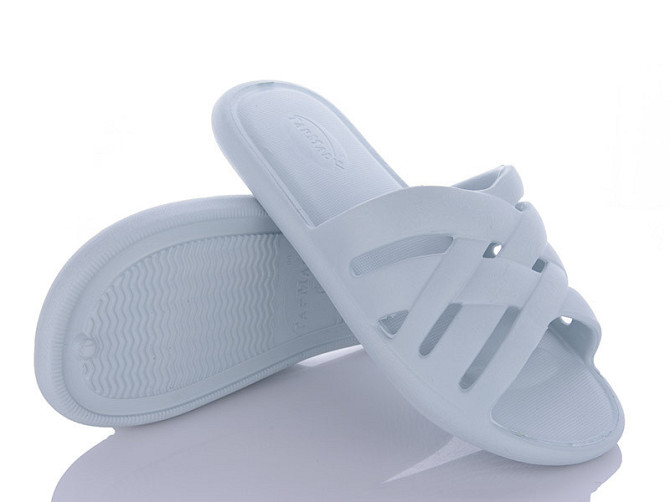 Жіночі шльопанці пінка блакитний foam Київ - фото 5