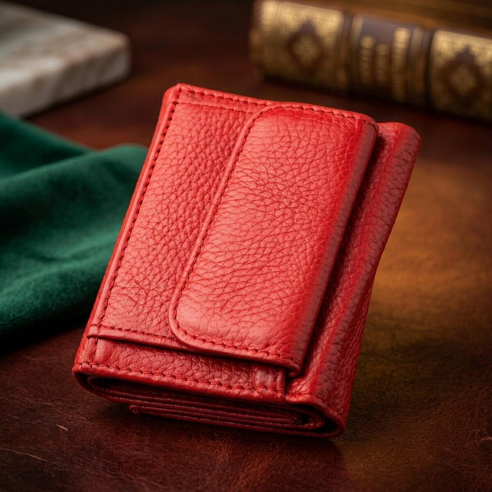Гаманець ST Leather 18323 (ST440) дуже зручний жіночий Червоний Київ - фото 11