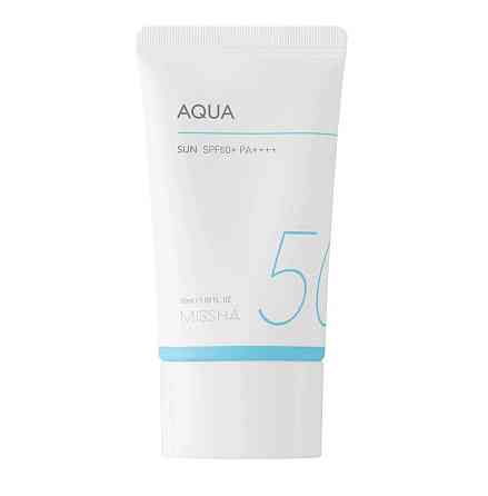 Увлажняющий солнцезащитный гель на химических фильтрах All-Around Safe Block Aqua Sun Gel SPF50+/PA++++ Missha 50 мл Винница