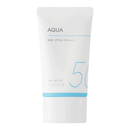 Зволожуючий сонцезахисний гель на хімічних фільтрах All-Around Safe Block Aqua Sun Gel SPF50+/PA++++ Missha 50 мл Вінниця - фото 1