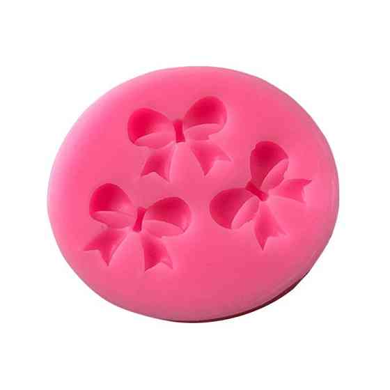 Молд силиконовый Бантики 58 на 50 мм розовый Киев