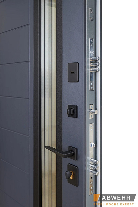 Двери уличные, модель 367 UFO RAL 7016 ТЕРМОРАЗРЫВ Киев - изображение 4