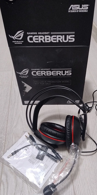 Игровые наушники Asus Cerberus. Киев - изображение 1