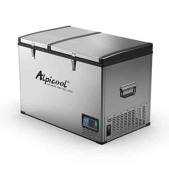 Компрессорный автохолодильник Alpicool BCD125 (125 литров). Двухкамерный. До -20℃. Питание – 12, 24, 220 вольт Киев